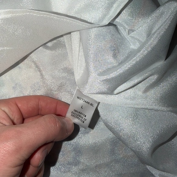 THML Sleeveless Floral Print Dress Boho Maxi Dress Size Women's Large - Picture 7 of 8